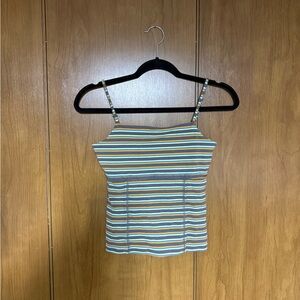 Truce Girls Multicolor Striped Tank Top